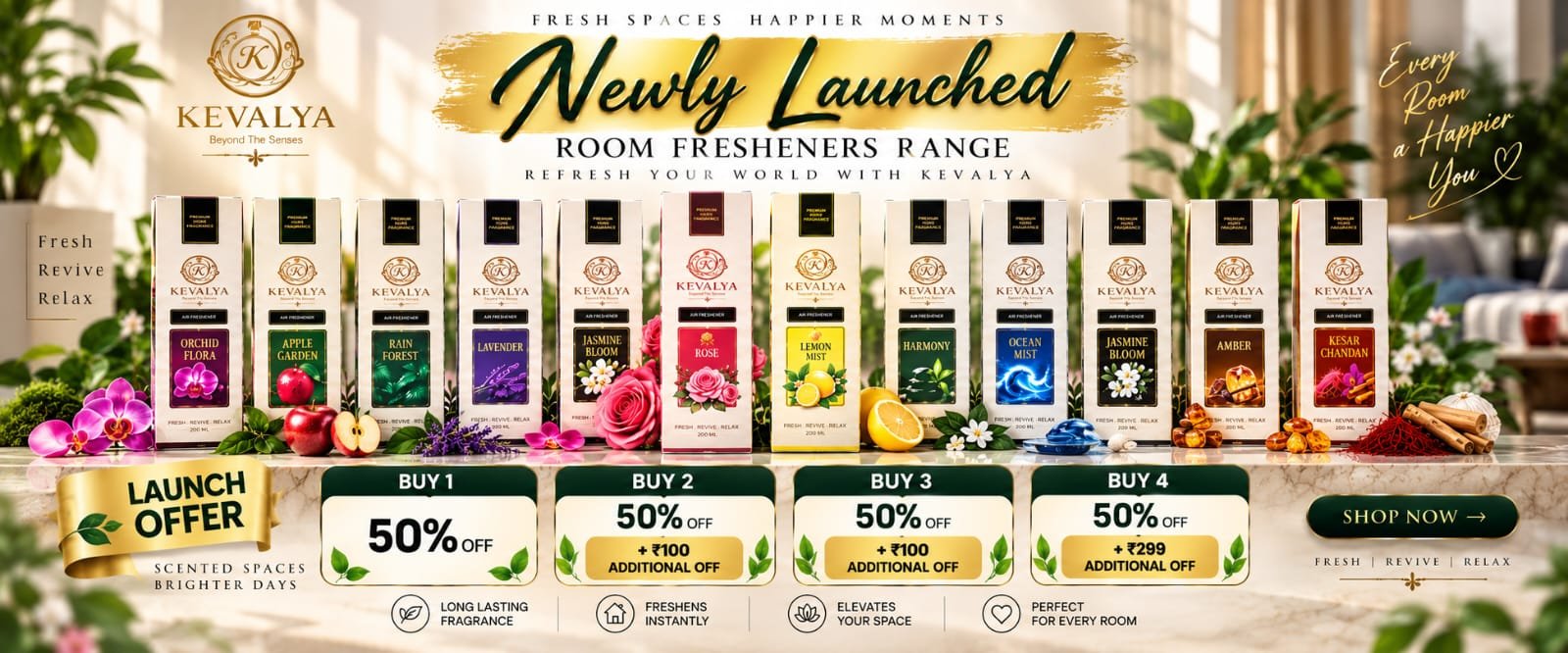 ROOM FRESHENER LAUNCH POSTER